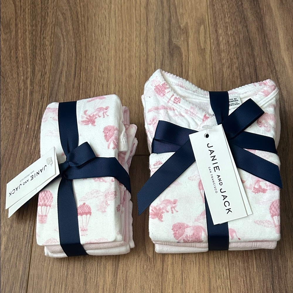 NWOT Janie and Jack Pink 6 piece set